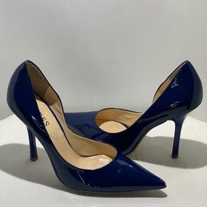 Blue GUESS heels zapatillas azules de Guess